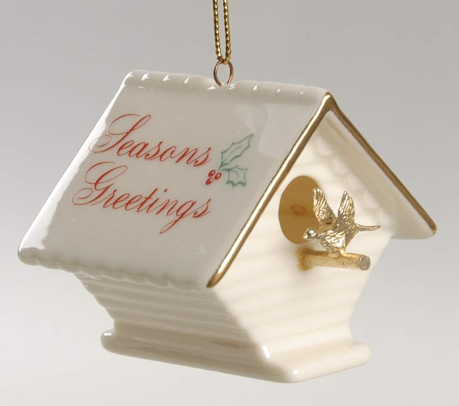 Holiday (Dimension) Birdhouse Ornament by Lenox-1