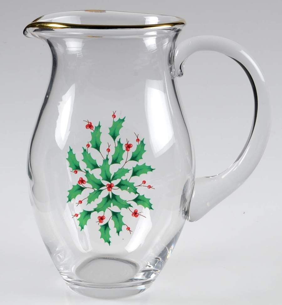 Holiday (Dimension) 32 Oz Glassware Pitcher by Lenox-1