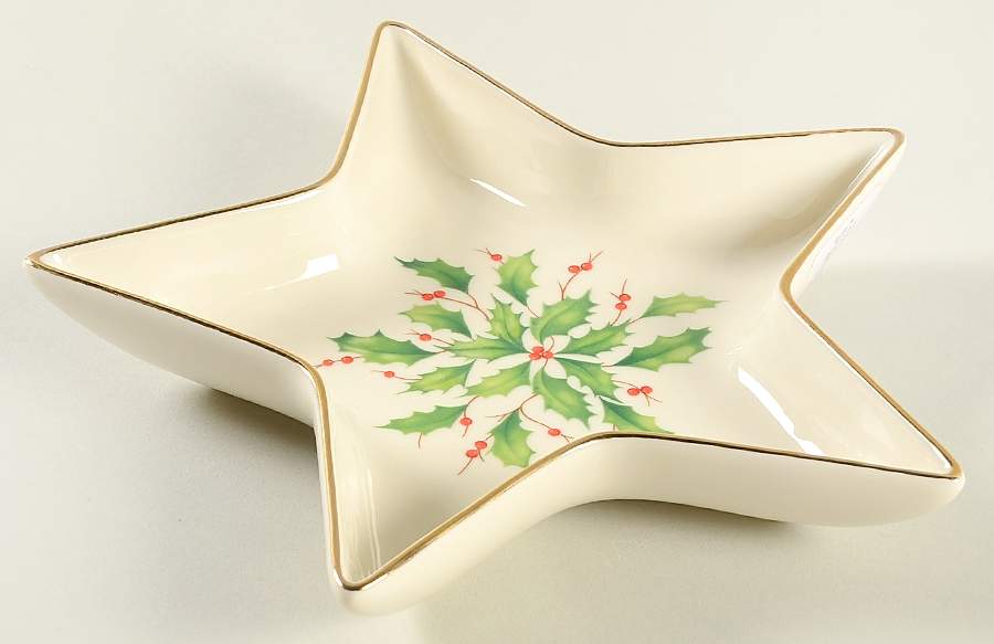 Holiday (Dimension) Star Shaped Dish by Lenox-1