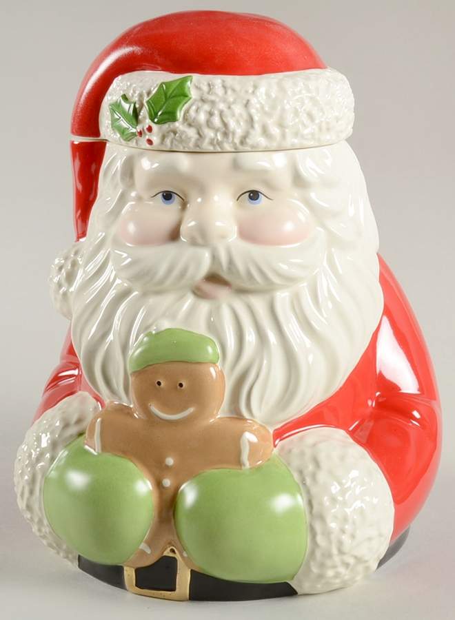 Holiday (Dimension) Figural Cookie Jar & Lid by Lenox-1