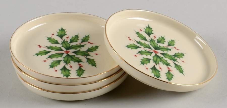 Holiday (Dimension) Ashtray/Coaster - Set of 4 by Lenox-1