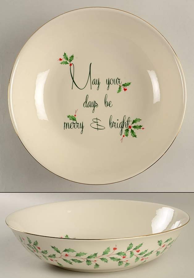Holiday (Dimension) Sentiment Bowl by Lenox-1