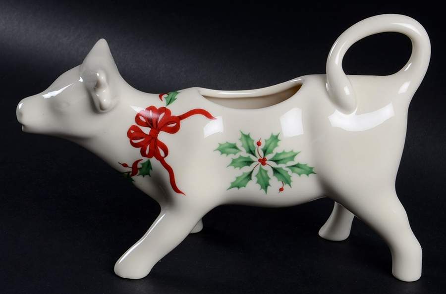 Holiday (Dimension) Cow Creamer by Lenox-1