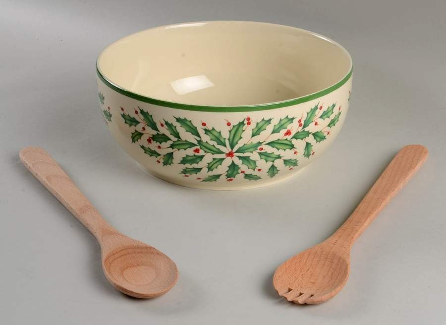 Holiday (Dimension) (3 Pc) Salad Set (SB10M1 & SLD2WS) by Lenox-1