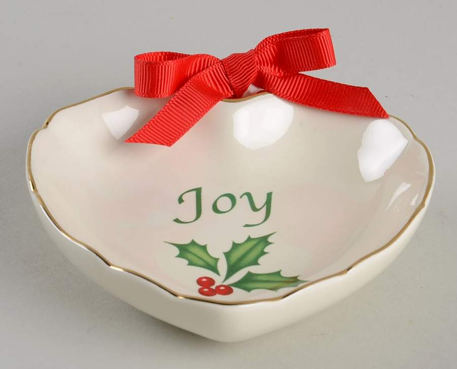 Holiday (Dimension) Heart Shaped Dish by Lenox-1