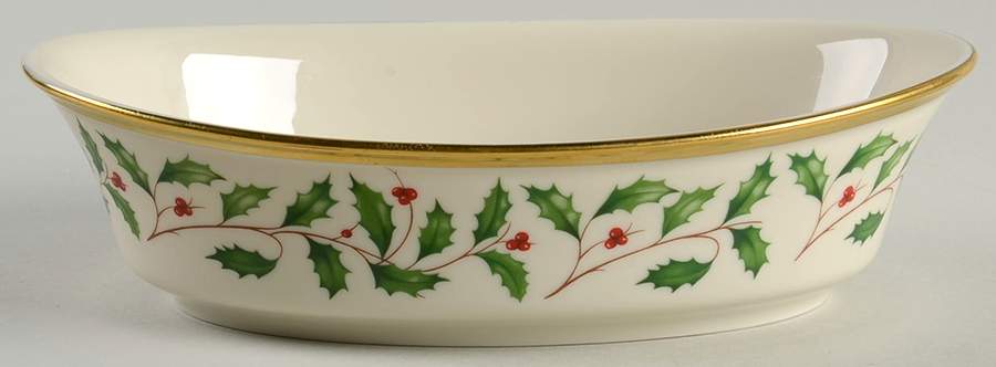 Holiday (Dimension) 8" Oval Vegetable Bowl by Lenox-1