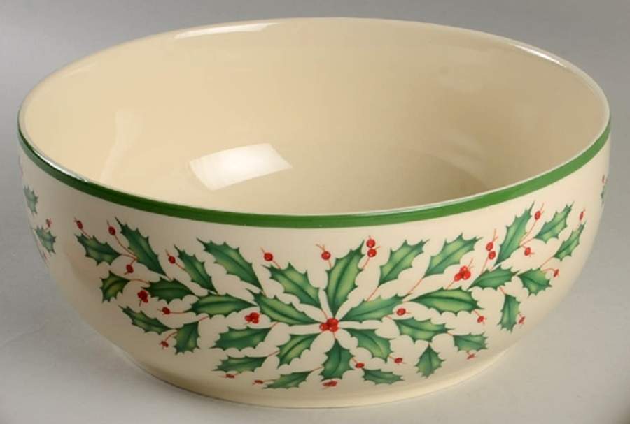 Holiday (Dimension) 10" Large Salad Serving Bowl by Lenox-1