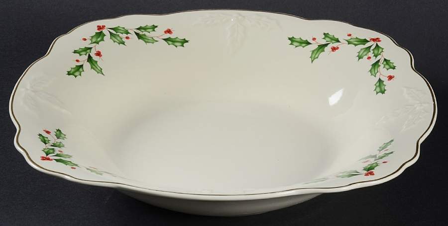 Holiday (Dimension) 10" Low Rectangular Bowl by Lenox-1