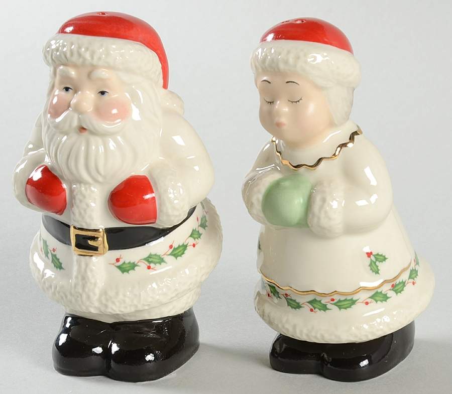Holiday (Dimension) Figural Salt & Pepper Set by Lenox-1