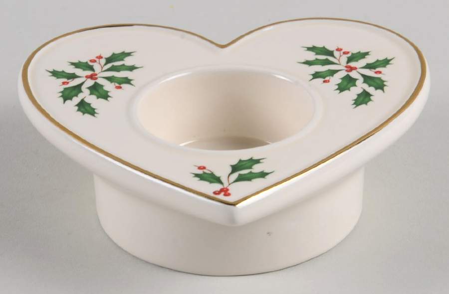 Holiday (Dimension) Heart Votive Candleholder by Lenox-1