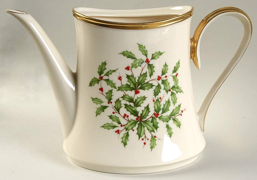 Holiday (Dimension) Tea/Coffee Pot No Lid by Lenox-1