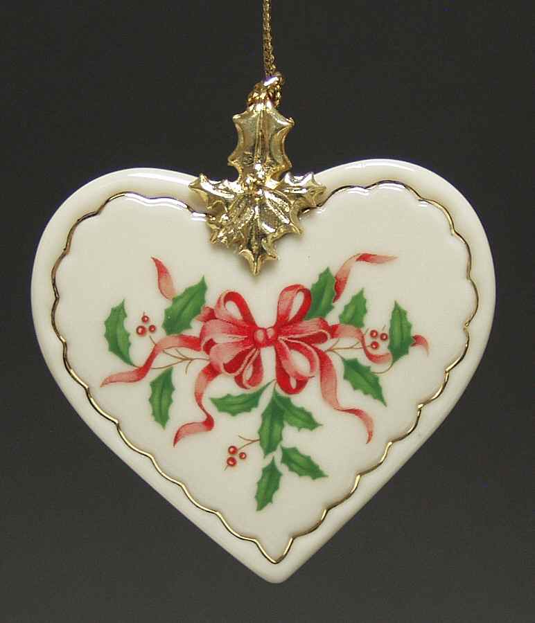 Holiday (Dimension) Heart Ornament by Lenox-1
