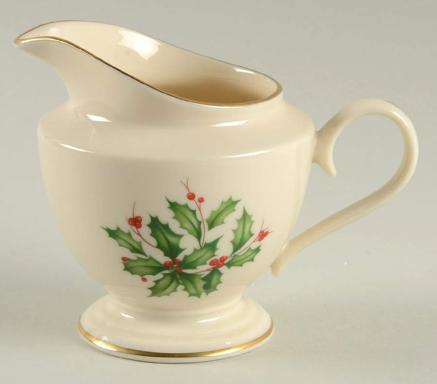 Holiday (Dimension) 1999 Shape Creamer by Lenox-1