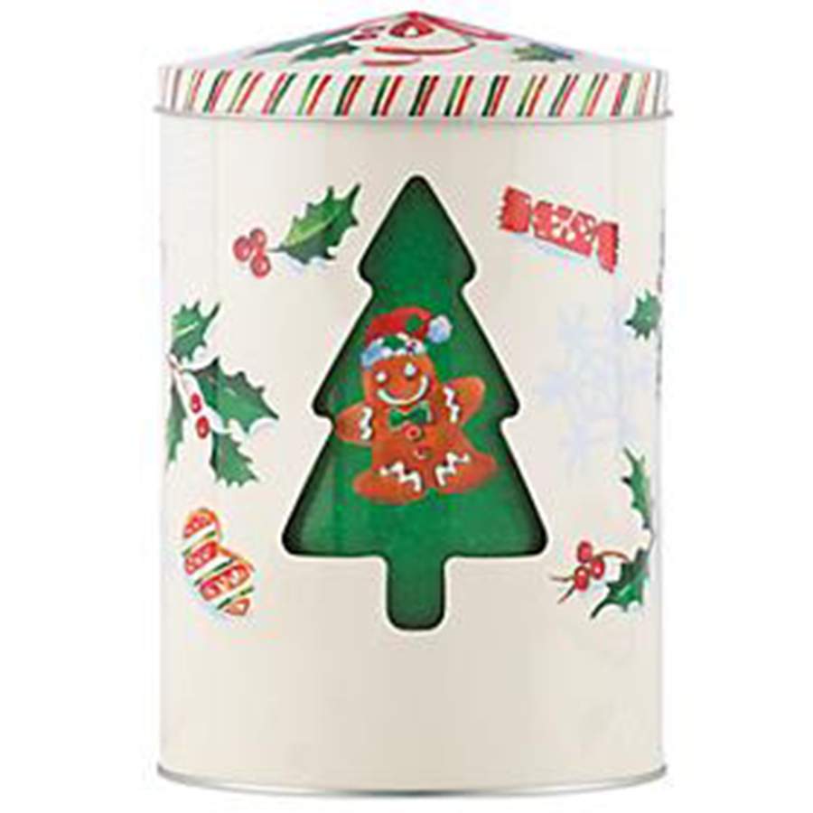 Holiday (Dimension) Rotating Musical Cookie Tin by Lenox-1