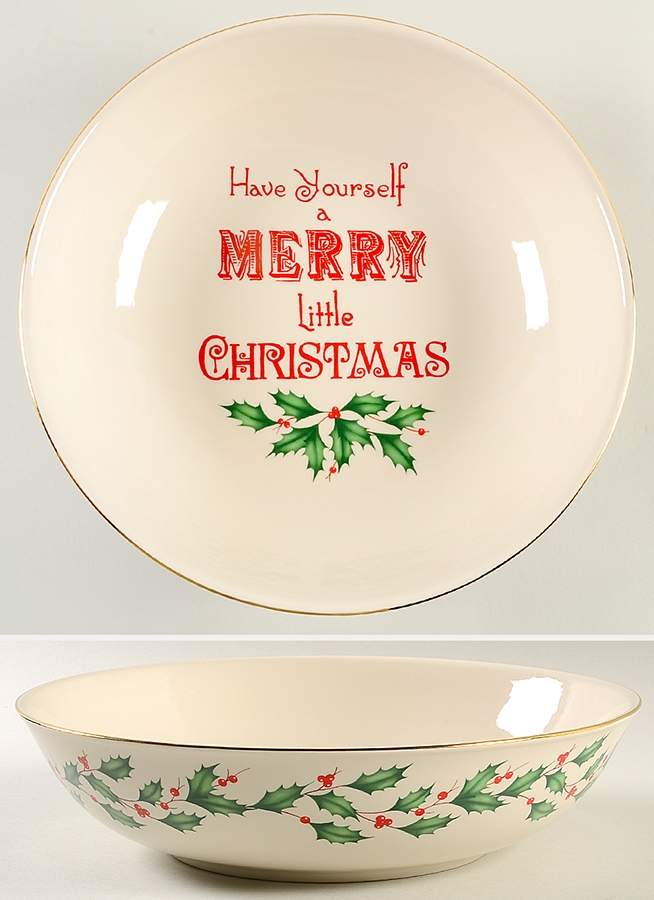 Holiday (Dimension) Sentiment Bowl by Lenox-1