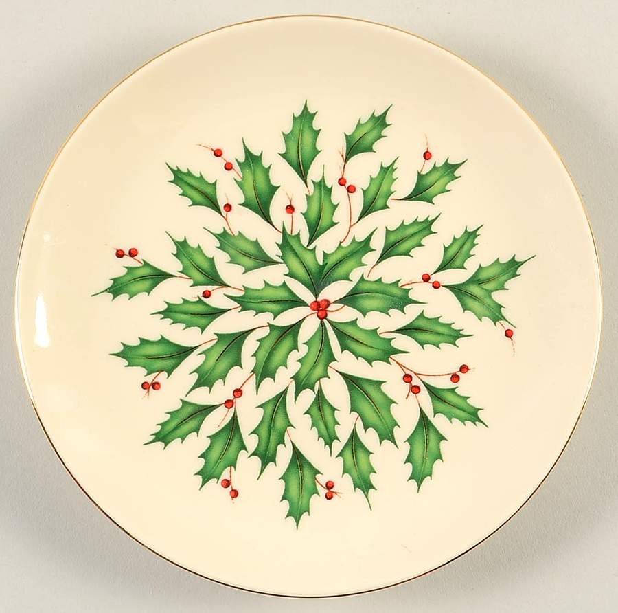 Holiday (Dimension) Flat Cake Plate/Cheese Plate by Lenox-1