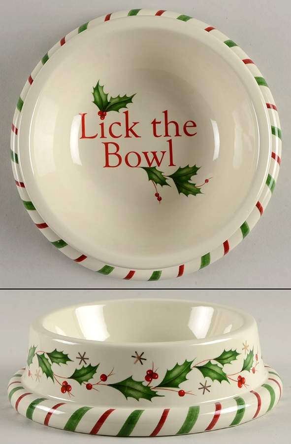 Holiday (Dimension) Pet Bowl by Lenox-1
