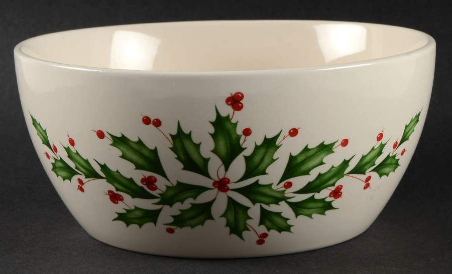 Holiday (Dimension) 2 Qt Round Covered Casserole No Lid by Lenox-1
