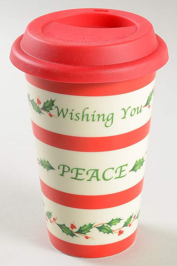 Holiday (Dimension) Travel Tumbler & Silicone/Plastic Lid by Lenox-1