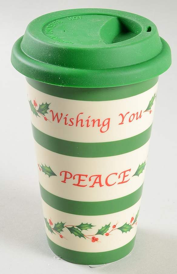 Holiday (Dimension) Travel Tumbler & Silicone/Plastic Lid by Lenox-1