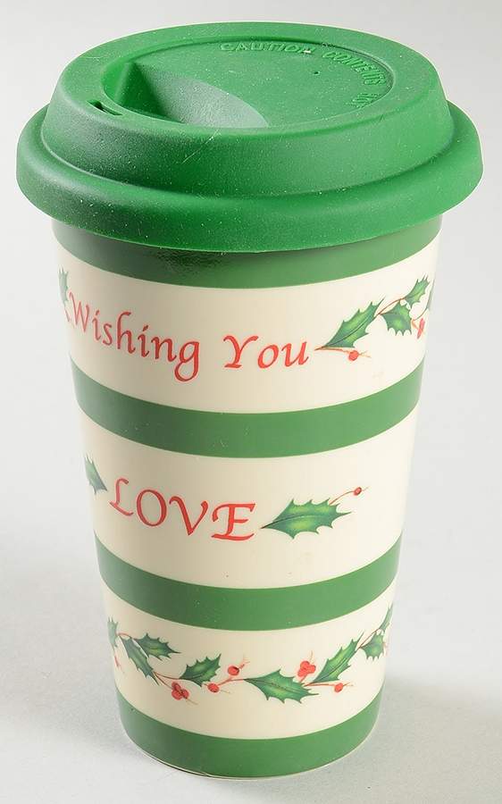 Holiday (Dimension) Travel Tumbler & Silicone/Plastic Lid by Lenox-1