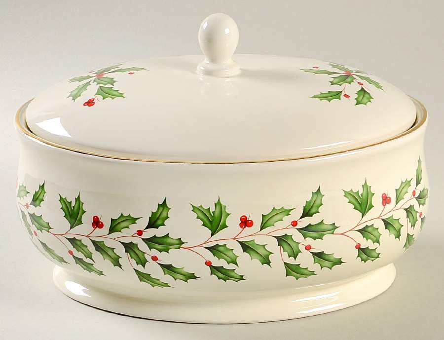 Holiday (Dimension) Oval Covered Vegetable by Lenox-1