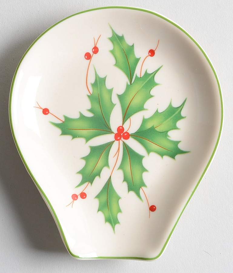 Holiday (Dimension) Spoon Rest/Holder (Holds 1 Spoon) by Lenox-1