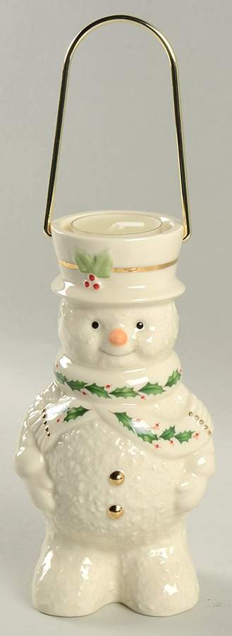 Holiday (Dimension) Snowman Votive Candleholder by Lenox-1