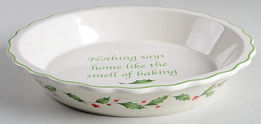 Holiday (Dimension) 10" Pie Baking Plate by Lenox-1