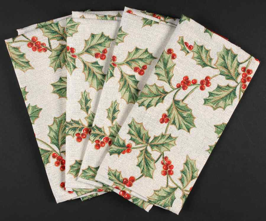 Holiday (Dimension) Cloth Napkin - Set of 4 by Lenox-1