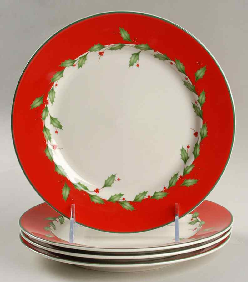 Holiday (Dimension) Accent Salad/Dessert Plate - Set of 4 by Lenox-1