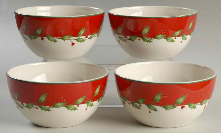 Holiday (Dimension) Dessert Bowl - Set of 4 by Lenox-1