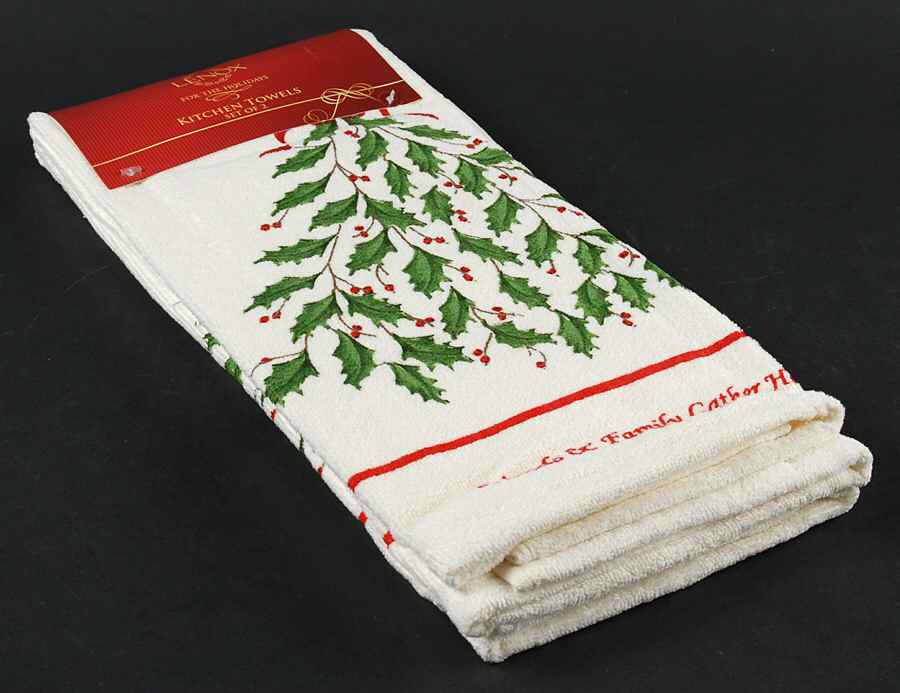Holiday (Dimension) Cloth Dish Towel - Set of 2 Motif 1 by Lenox-1