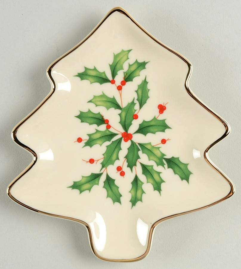 Holiday (Dimension) Figural Party Plate by Lenox-1