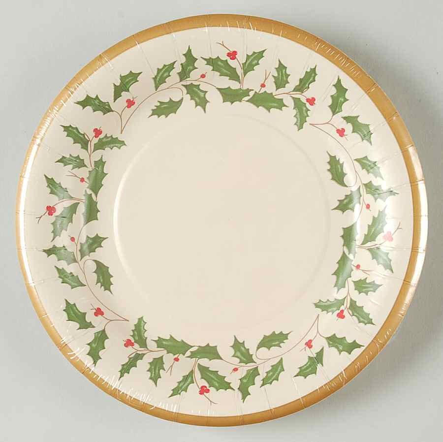 Holiday (Dimension) (Pack of 12) Paper Luncheon Plates by Lenox-1