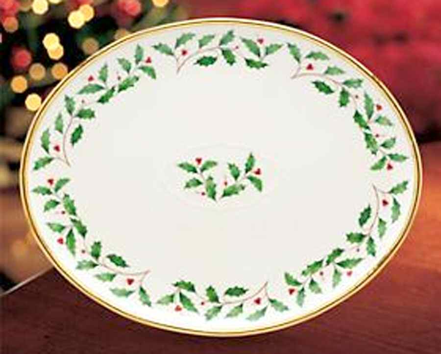 Holiday (Dimension) 13" Oval Serving Platter by Lenox-1