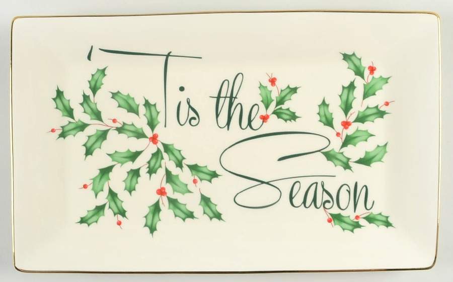 Holiday (Dimension) 11" Sentiment Tray by Lenox-1
