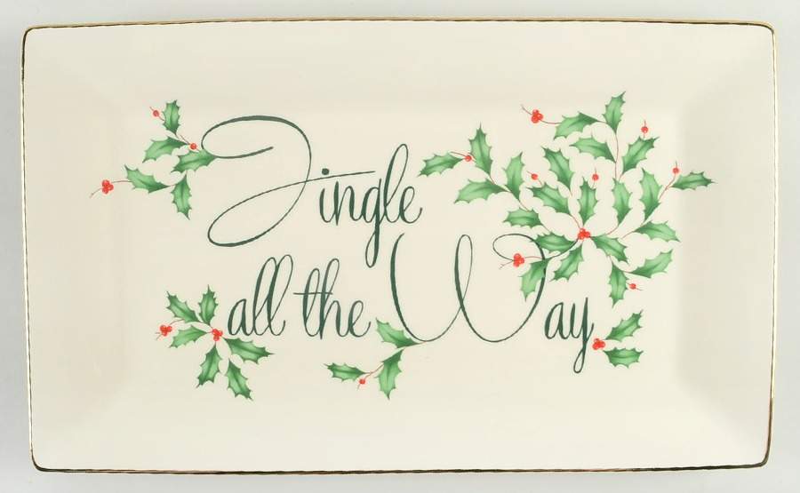 Holiday (Dimension) 14" Sentiment Platter by Lenox-1