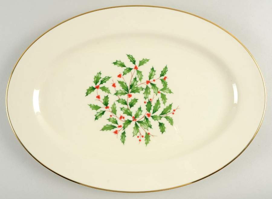 Holiday (Dimension) 16" Oval Serving Platter by Lenox-1