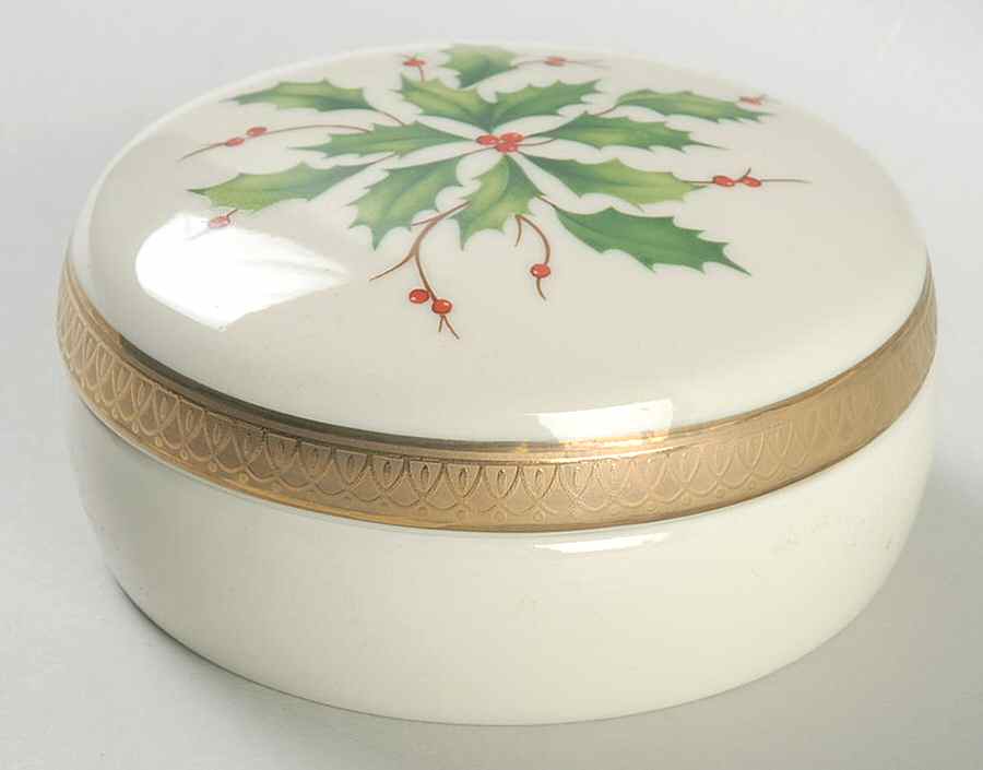 Holiday (Dimension) 3" Round Box & Lid by Lenox-1