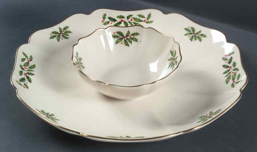Holiday (Dimension) 1 Piece Chip & Dip by Lenox-1
