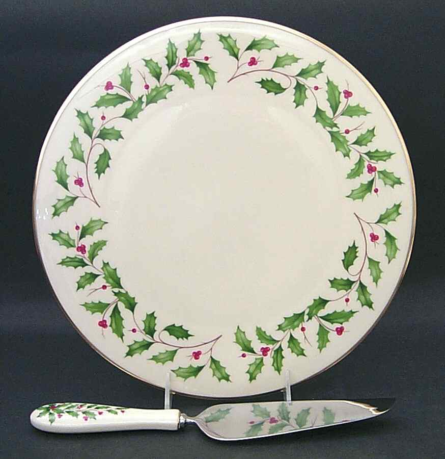 Holiday (Dimension) Cake Plate & Server Set (Boxed) by Lenox-1