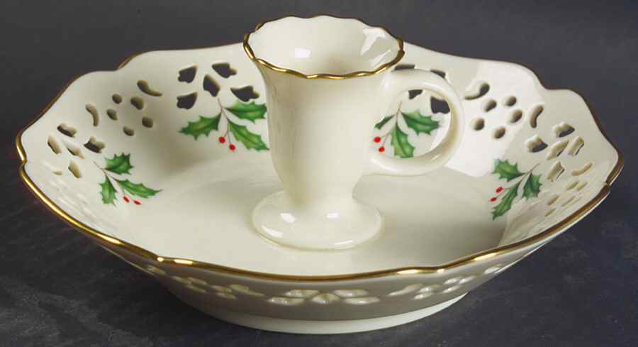 Holiday (Dimension) Pierced Chamberstick by Lenox-1