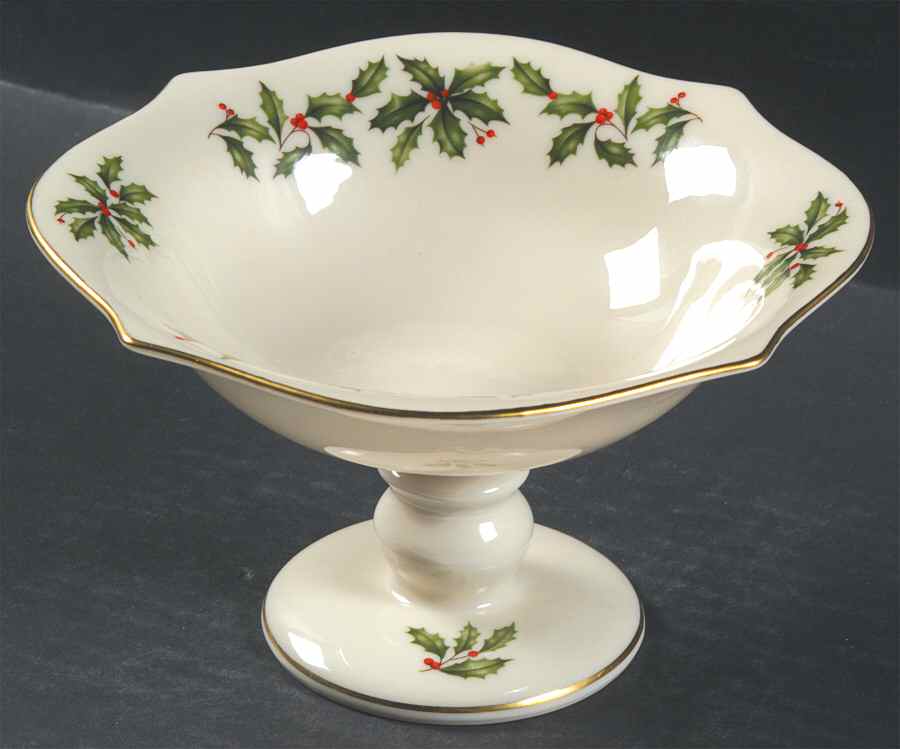 Holiday (Dimension) Round Compote (Height X Width) by Lenox-1