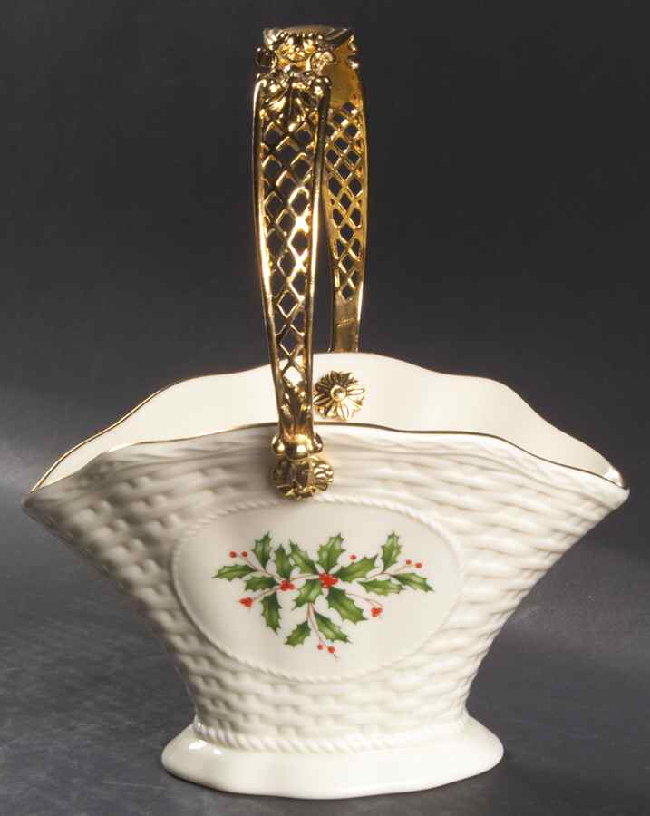 Holiday (Dimension) 9" Oval Basket by Lenox-1