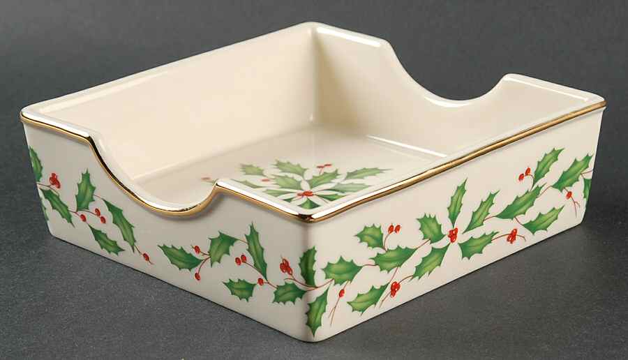 Holiday (Dimension) Napkin Holder/Box by Lenox-1