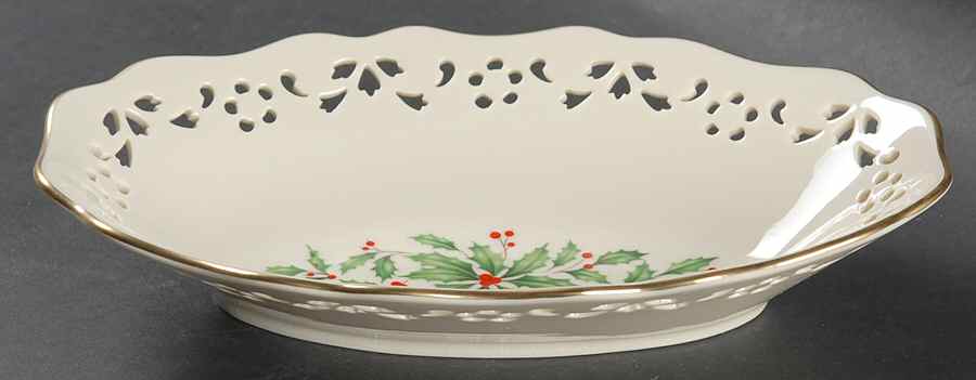 Holiday (Dimension) Pierced Candy Server by Lenox-1