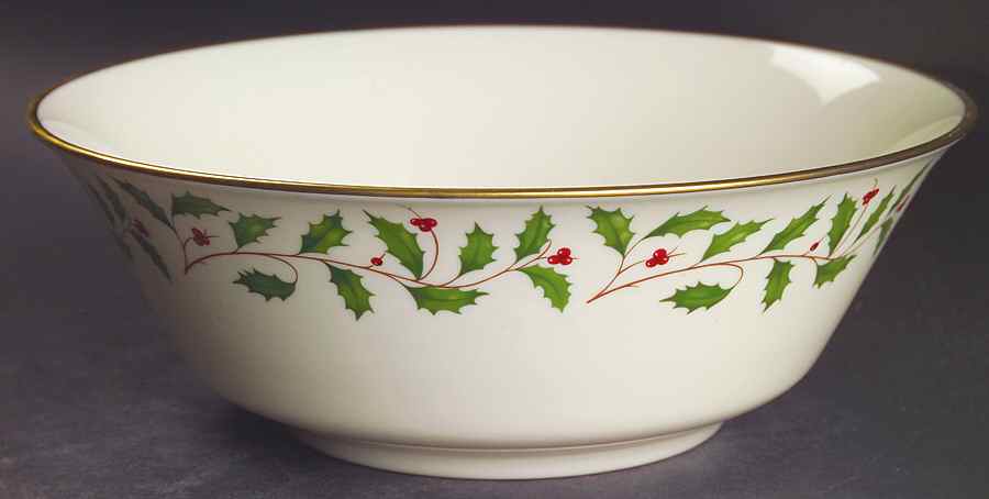 Holiday (Dimension) 9" Large Fruit Bowl by Lenox-1