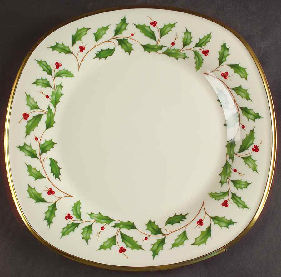 Holiday (Dimension) Square Dinner Plate by Lenox-1