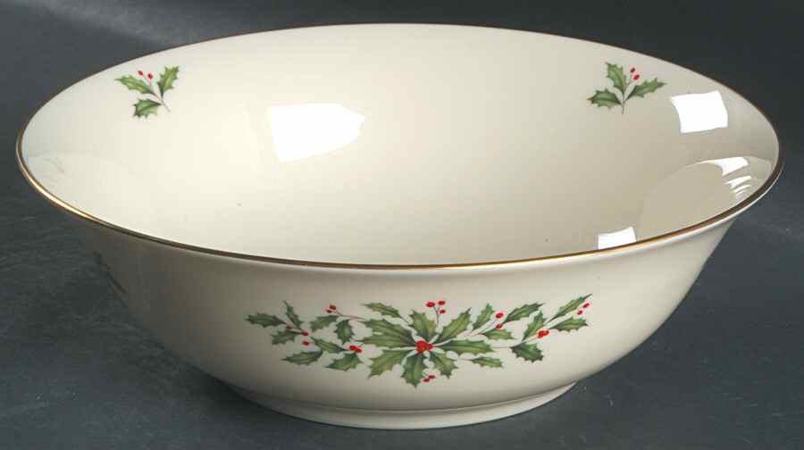 Holiday (Dimension) 9" Large Fruit Bowl by Lenox-1